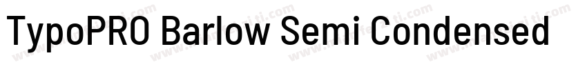 TypoPRO Barlow Semi Condensed Bold字体转换